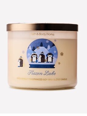 2/$34 “FROZEN LAKE” 3-Wick Candle by Bath & Body Works, 14.5 oz / 411 g, NWT